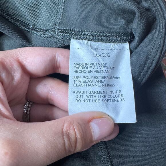 Under Armour Activewear Set Olive Green Size L Sports Bra & Pants - Picture 9 of 9